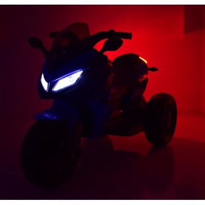 MEGA MOTOR 3 KOŁOWY - MIĘKKIE KOŁA EVA, MIĘKKIE PIKOWANE SIEDZENIE/HS-5188