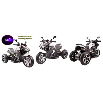 MOTOR 3 KOŁOWY XBLD SUPER 46 Z IMITACJĄ WYDECHU, MIĘKKIE SIEDZENIE, GAZ W MANETCE/XBLD918