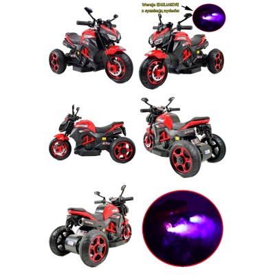 MOTOR 3 KOŁOWY XBLD SUPER 46 Z IMITACJĄ WYDECHU, MIĘKKIE SIEDZENIE, GAZ W MANETCE/XBLD918