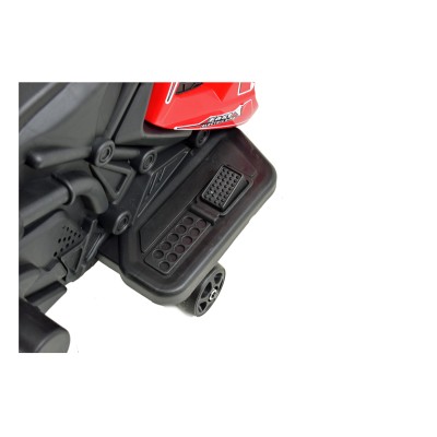 MOTOR ŚCIGACZ SPORT 1 Z OPARCIEM, ŚWIECĄCE KOŁA/, DWA SILNIKI/DM1600