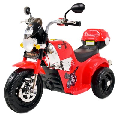 MOTOR CHOPPER SPORT Z KUFERKIEM, KOGUTEM I  DŹWIĘKAMI/X818