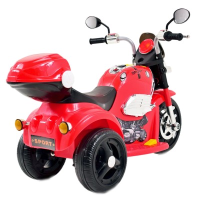 MOTOR CHOPPER SPORT Z KUFERKIEM, KOGUTEM I  DŹWIĘKAMI/X818
