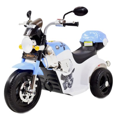 MOTOR CHOPPER SPORT Z KUFERKIEM, KOGUTEM I  DŹWIĘKAMI/X818