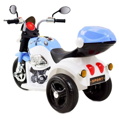 MOTOR CHOPPER SPORT Z KUFERKIEM, KOGUTEM I  DŹWIĘKAMI/X818