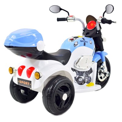 MOTOR CHOPPER SPORT Z KUFERKIEM, KOGUTEM I  DŹWIĘKAMI/X818