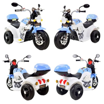 MOTOR CHOPPER SPORT Z KUFERKIEM, KOGUTEM I  DŹWIĘKAMI/X818