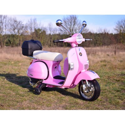 ORYGINALNA VESPA PX150, MIĘKKIE KOŁA, MIĘKKIE SIEDZENIE, KUFEREK/PX150