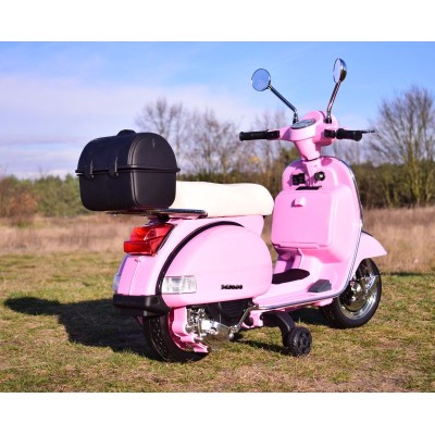 ORYGINALNA VESPA PX150, MIĘKKIE KOŁA, MIĘKKIE SIEDZENIE, KUFEREK/PX150