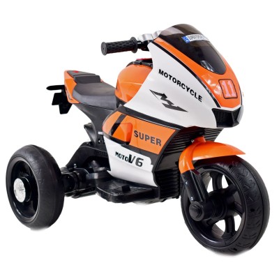 DUŻY MOTOR ŚCIGACZ  STRONG 2 EXCLUSIVE, ŚWIECĄCE KOŁA, 3 KOŁOWY/HT5188