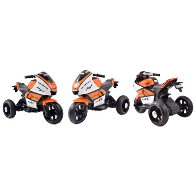 DUŻY MOTOR ŚCIGACZ  STRONG 2 EXCLUSIVE, ŚWIECĄCE KOŁA, 3 KOŁOWY/HT5188