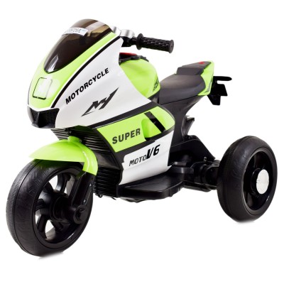 DUŻY MOTOR ŚCIGACZ  STRONG 2 EXCLUSIVE, ŚWIECĄCE KOŁA, 3 KOŁOWY/HT5188