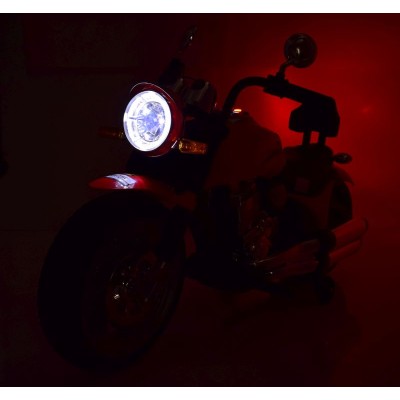 MEGA MOTOR CHOPPER, GAZ W MANETCE, MIĘKKIE SIEDZENIE/BLF916