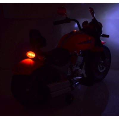 MEGA MOTOR CHOPPER, GAZ W MANETCE, MIĘKKIE SIEDZENIE/BLF916