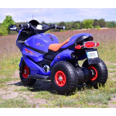 SUPER ŚCIGACZ MOTOR SPORT - POMPOWANE KOŁA, PILOT, IMITACJA WYDECHU,/HZBB1188