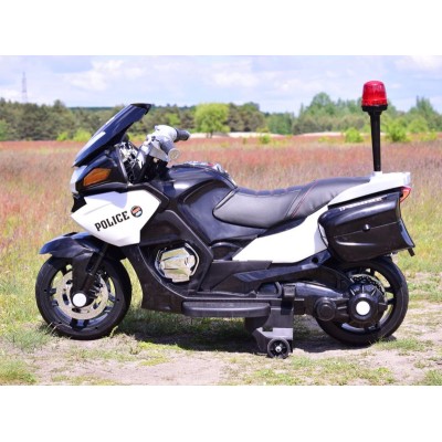 NAJWIĘKSZY SUPER SZYBKI MOTOR  ŚCIGACZ POLICYJNY 118, MIĘKKIE KOŁA, MIĘKKIE SIEDZENIE, GAZ W RĄCZCE, HAMULEC /HZB118