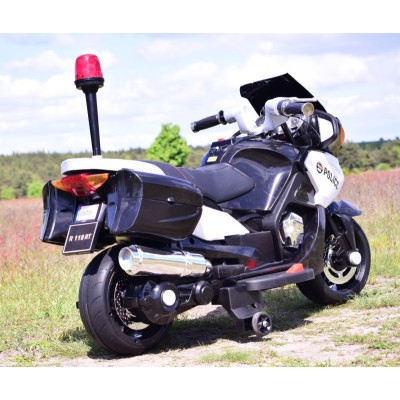 NAJWIĘKSZY SUPER SZYBKI MOTOR  ŚCIGACZ POLICYJNY 118, MIĘKKIE KOŁA, MIĘKKIE SIEDZENIE, GAZ W RĄCZCE, HAMULEC /HZB118