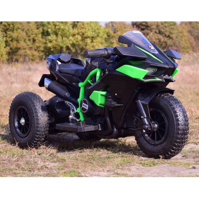 SUPER ŚCIGACZ 12 V, NOWOCZESNA  BRYŁA,  POMPOWANE KOŁA, GAZ W MANETCE, DWA SILNIKI/MOTOR-H