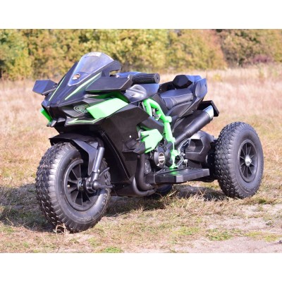 SUPER ŚCIGACZ 12 V, NOWOCZESNA  BRYŁA,  POMPOWANE KOŁA, GAZ W MANETCE, DWA SILNIKI/MOTOR-H