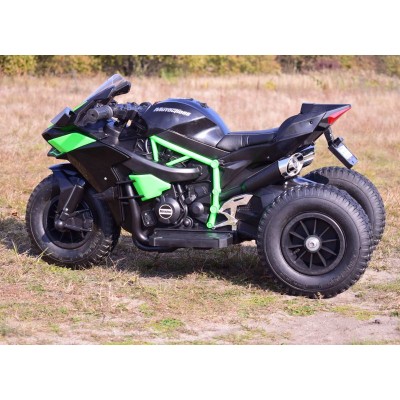 SUPER ŚCIGACZ 12 V, NOWOCZESNA  BRYŁA,  POMPOWANE KOŁA, GAZ W MANETCE, DWA SILNIKI/MOTOR-H