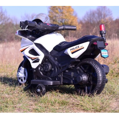 PIERWSZY MOTOR POLICYJNY Z KOGUTEM - DLA MALUSZKA/JC-911
