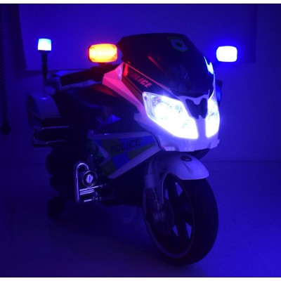 MEGA MOTOR POLICYJNY NA AKUMULATOR, KOGUT, MEGAFON, MOC/BEJ8188