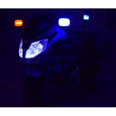 MEGA MOTOR POLICYJNY NA AKUMULATOR, KOGUT, MEGAFON, MOC/BEJ8188