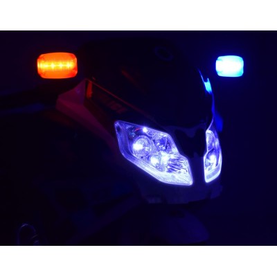 MEGA MOTOR POLICYJNY NA AKUMULATOR, KOGUT, MEGAFON, MOC/BEJ8188