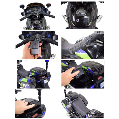MEGA MOTOR POLICYJNY NA AKUMULATOR, KOGUT, MEGAFON, MOC/BEJ8188