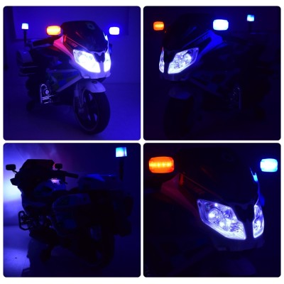 MEGA MOTOR POLICYJNY NA AKUMULATOR, KOGUT, MEGAFON, MOC/BEJ8188