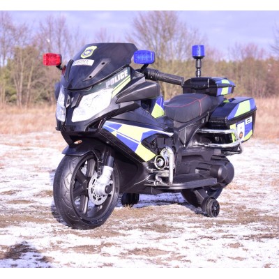 MEGA MOTOR POLICYJNY NA AKUMULATOR, KOGUT, MEGAFON, MOC/BEJ8188