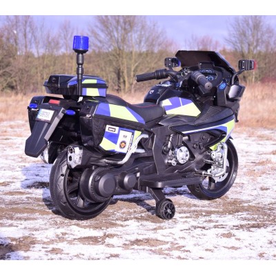 MEGA MOTOR POLICYJNY NA AKUMULATOR, KOGUT, MEGAFON, MOC/BEJ8188