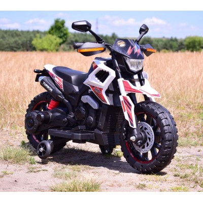 NAJNOWSZY  PIERWSZY  AKUMULATOROWY MOTOREK CROSSOWY TURBON, MIĘKKIE SIEDZENIE, GAZ W RĄCZCE, HAMULEC/DLS09-HAND