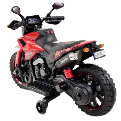 NAJNOWSZY  PIERWSZY  AKUMULATOROWY MOTOREK CROSSOWY TURBON, MIĘKKIE SIEDZENIE, GAZ W RĄCZCE, HAMULEC/DLS09-HAND