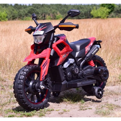 NAJNOWSZY  PIERWSZY  AKUMULATOROWY MOTOREK CROSSOWY TURBON, MIĘKKIE SIEDZENIE, GAZ W RĄCZCE, HAMULEC/DLS09-HAND