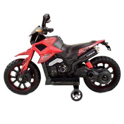 NAJNOWSZY  PIERWSZY  AKUMULATOROWY MOTOREK CROSSOWY TURBON, MIĘKKIE SIEDZENIE, GAZ W RĄCZCE, HAMULEC/DLS09-HAND