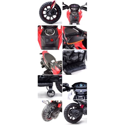 NAJNOWSZY  PIERWSZY  AKUMULATOROWY MOTOREK CROSSOWY TURBON, MIĘKKIE SIEDZENIE, GAZ W RĄCZCE, HAMULEC/DLS09-HAND