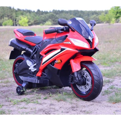 WIELKI MOTOR NA AKUMULATOR  -  GAZ W MANETCE, HAMULEC, ŚWIECĄCE KOŁA - SUPER JAKOSĆ/SD-R6