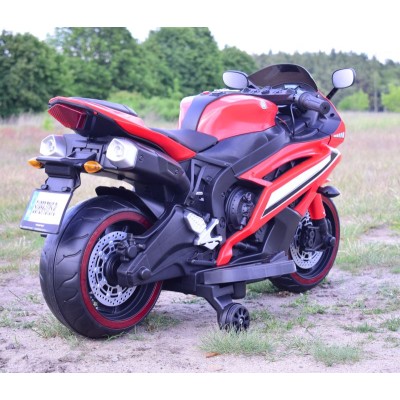 WIELKI MOTOR NA AKUMULATOR  -  GAZ W MANETCE, HAMULEC, ŚWIECĄCE KOŁA - SUPER JAKOSĆ/SD-R6