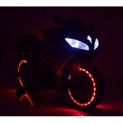 WIELKI MOTOR NA AKUMULATOR  -  GAZ W MANETCE, HAMULEC, ŚWIECĄCE KOŁA - SUPER JAKOSĆ/SD-R6