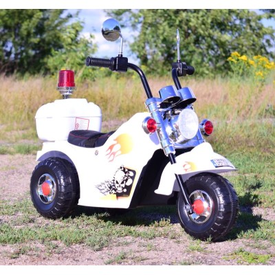 PIERWSZY MOTOR CHOPPER NA AKUMULATOR - KOGUT, MIĘKKIE SIEDZENIE, PASY/LL778