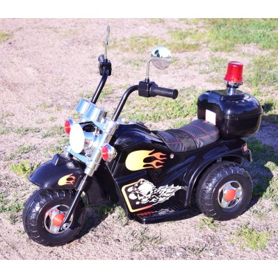 PIERWSZY MOTOR CHOPPER NA AKUMULATOR - KOGUT, MIĘKKIE SIEDZENIE, PASY/LL778