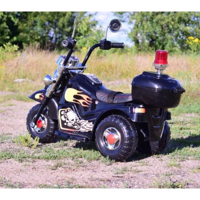 PIERWSZY MOTOR CHOPPER NA AKUMULATOR - KOGUT, MIĘKKIE SIEDZENIE, PASY/LL778