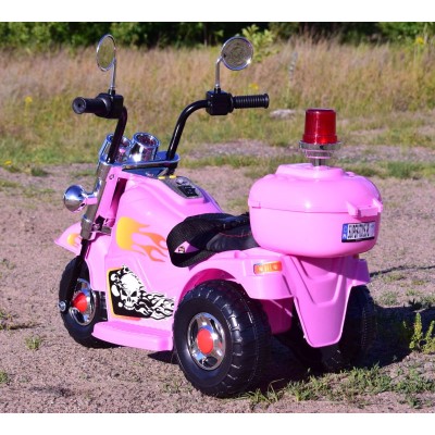 PIERWSZY MOTOR CHOPPER NA AKUMULATOR - KOGUT, MIĘKKIE SIEDZENIE, PASY/LL778