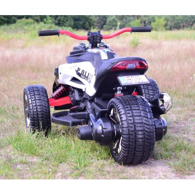 MEGA MOCNY MOTOR 3 KOŁOWY LAND 33, AMORTYZATORY, MIĘKKIE KOŁA/XB3118