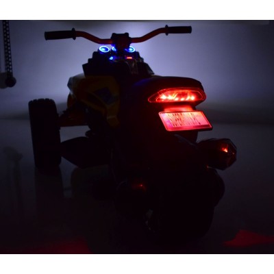 MEGA MOCNY MOTOR 3 KOŁOWY LAND 33, AMORTYZATORY, MIĘKKIE KOŁA/XB3118