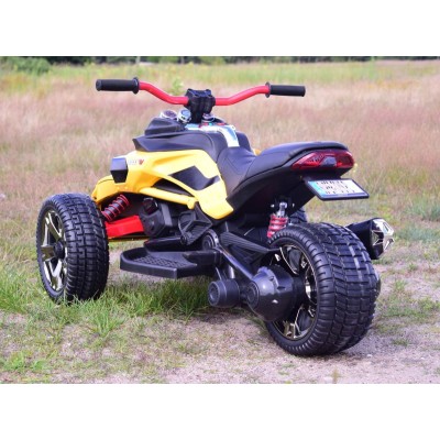 MEGA MOCNY MOTOR 3 KOŁOWY LAND 33, AMORTYZATORY, MIĘKKIE KOŁA/XB3118