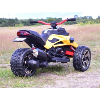 MEGA MOCNY MOTOR 3 KOŁOWY LAND 33, AMORTYZATORY, MIĘKKIE KOŁA/XB3118
