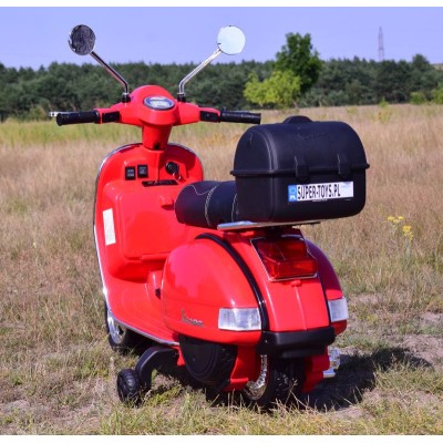 ORYGINALNA VESPA PX150, MIĘKKIE KOŁA, MIĘKKIE SIEDZENIE, KUFEREK/PX150