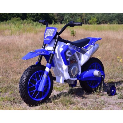 MEGA MOTOR ENDURO - MIĘKKIE KOŁA, AMORTYZATOR, 12V, WALIZKA SUPER JAKOŚĆ/XMX616