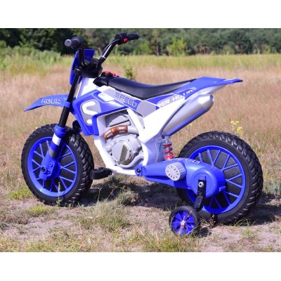MEGA MOTOR ENDURO - MIĘKKIE KOŁA, AMORTYZATOR, 12V, WALIZKA SUPER JAKOŚĆ/XMX616